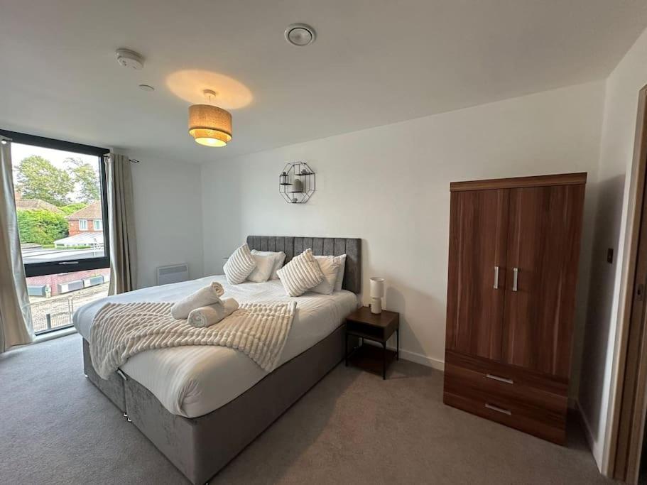 Stylish Central York Apartment Free Parking & Gym Luaran gambar